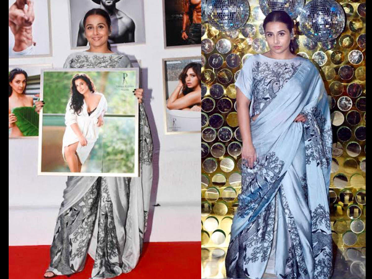 ​विद्या बालन का साड़ी लुक