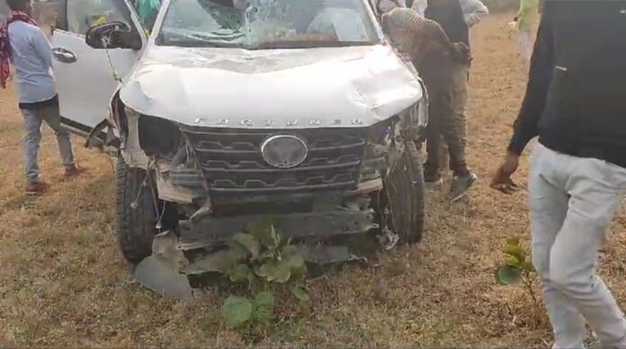 Prahlad singh Patel car accident